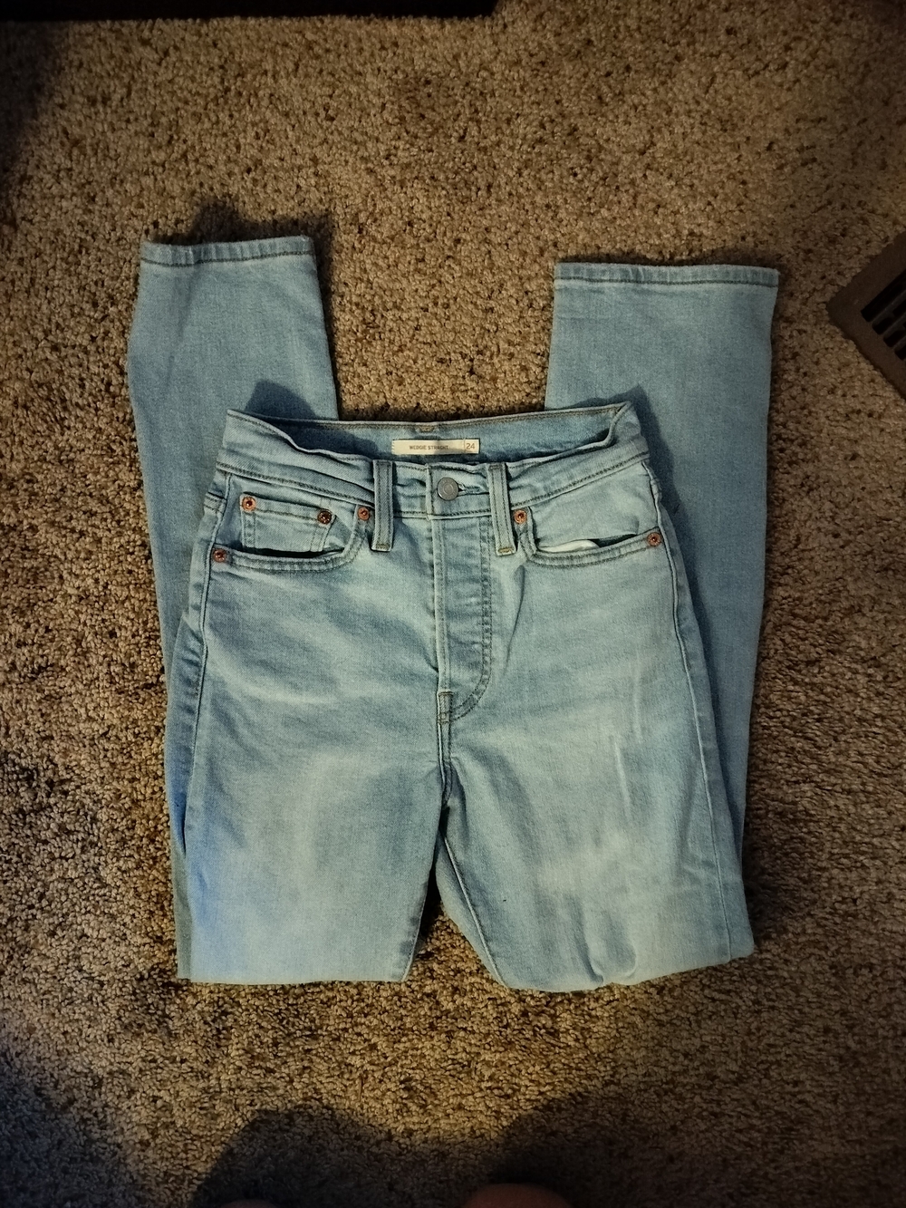 Light Blue Straight Leg Women’s Levi Jeans
